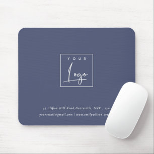 Mousepad Marinho Tinta azul Promocional personalizado Logot