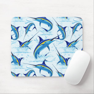 Mousepad Marlin Azul Saltando fora do Oceano