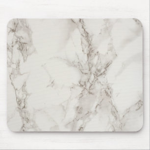 Mousepad Mármore branco minimalista