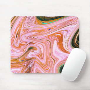 Mousepad Mármore Cor-de-rosa e laranja