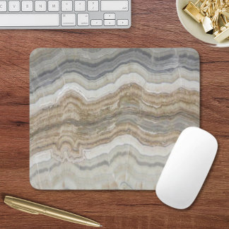 Mousepad mármore de cinzas marrom granito minimalista escan
