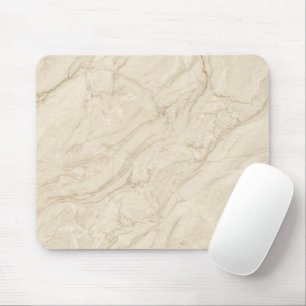 Mousepad Mármore de Pedra Creme Elegante Macio Estilo Moder