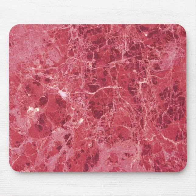 Mousepad mármore vermelho colorido (Frente)