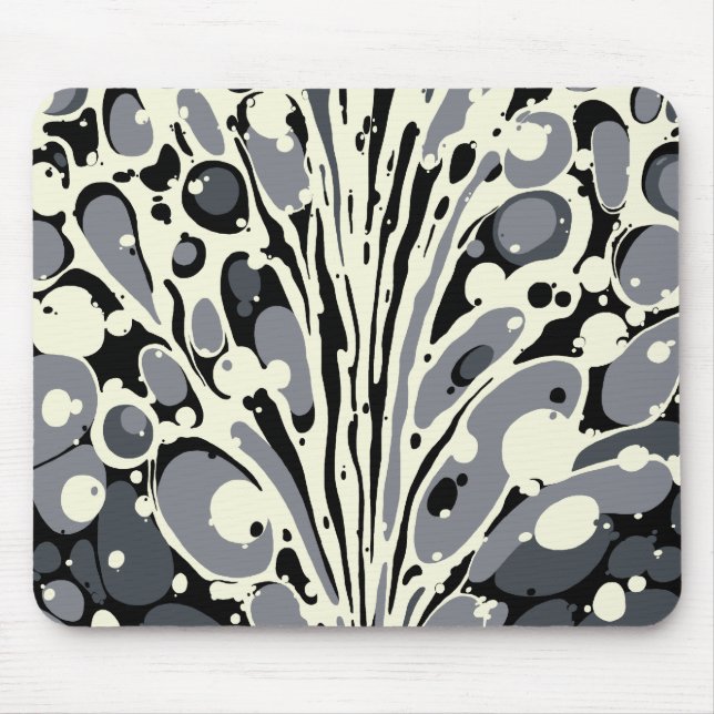 Mousepad marmoreado cinza (Frente)