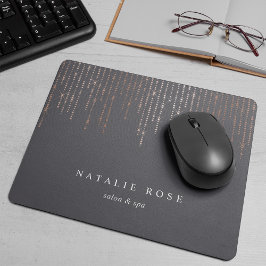 Mousepad Marque Dourado rosa Personalizado