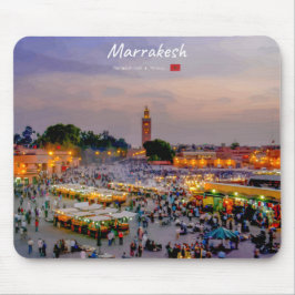 Mousepad Marraquexe, Marrocos - Praça Jemaa el Fnaa