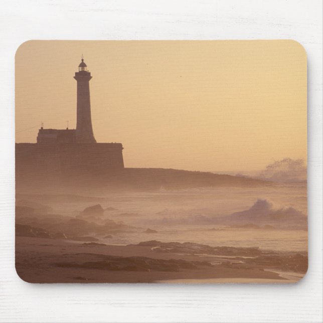 Mousepad Marrocos, Rabat, Farol no pôr do sol com (Frente)