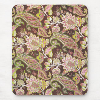 Mousepad marrom de paisley