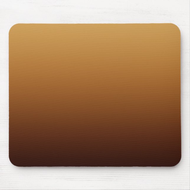 Mousepad Marrom Dourado Chocolate Cores Quentes (Frente)