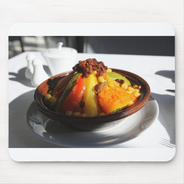 Mousepad Marroquino - Comida do Marrocos (Frente)