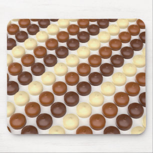 Mousepad Marshmallows com revestimento de chocolate diferen