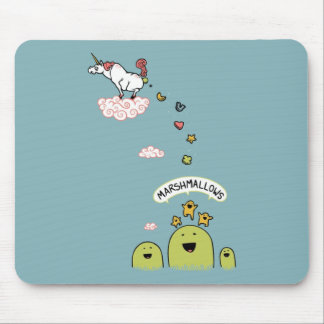 Mousepad Marshmallows do unicórnio