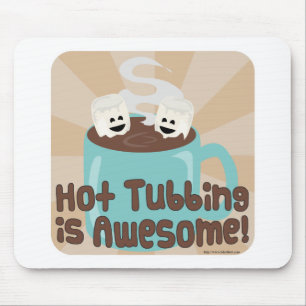 Mousepad Marshmallows quentes de Tubbing