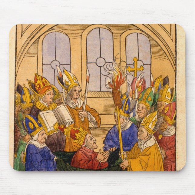 Mousepad Martin V é instalado como o papa (Frente)