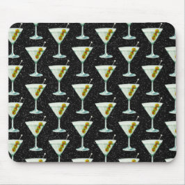 Mousepad Martini Cocktail Pattern