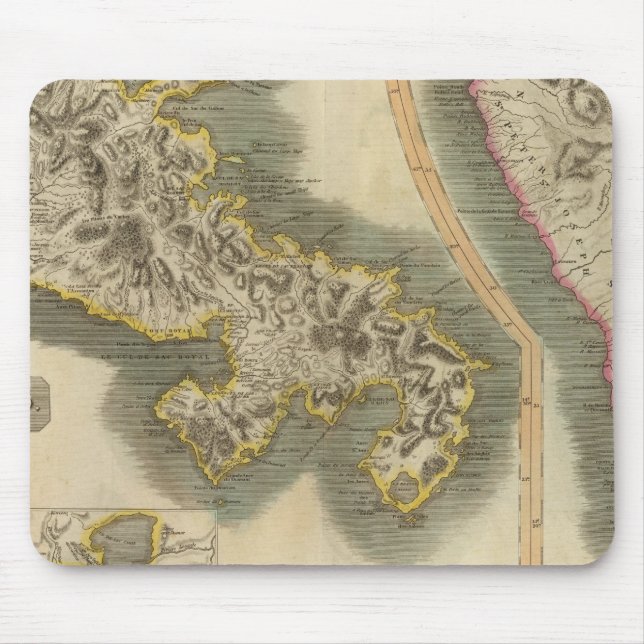 Mousepad Martinico, Dominica (Frente)