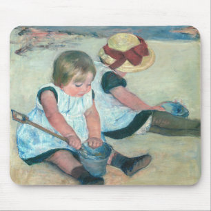 Mousepad Mary Cassatt - Crianças Brincando na Praia