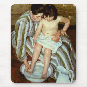 Mousepad Mary Cassatt's The Child's Bath (cerca de 1892)