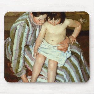 Mousepad Mary Cassatt's The Child's Bath (cerca de 1892)