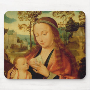 Mousepad Mary com a criança do cristo, início do século