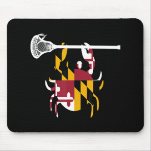 Mousepad Maryland Crab Lacrosse Boys Stick LAX Sister Broth