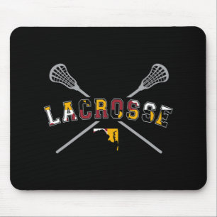 Mousepad Maryland Flag Lacrosse Boys Mens College LAX Stic