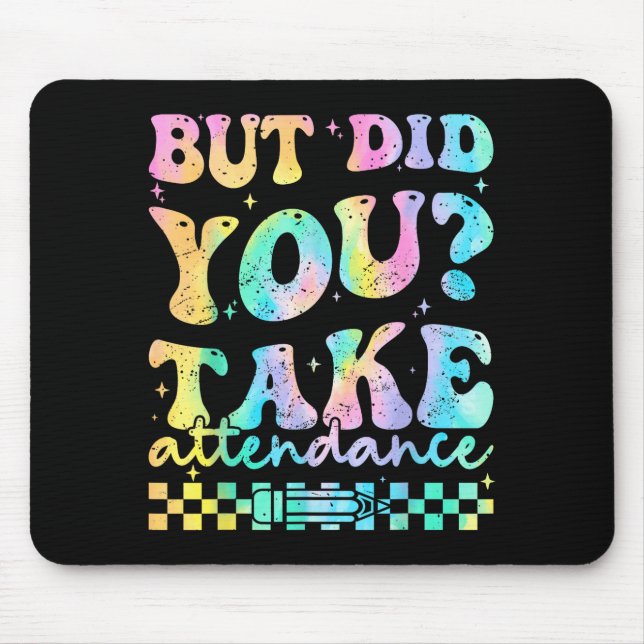 Mousepad Mas fez chamada divertido legal professor (Frente)