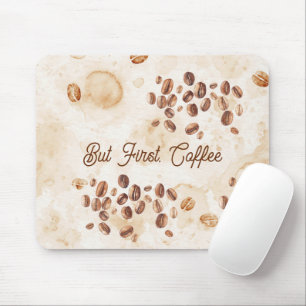 Mousepad Mas Primeiro, Café