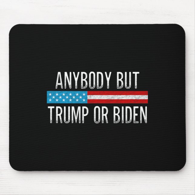 Mousepad Mas Trump Ou Biden - Estilo Vintage - (Frente)