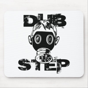 Mousepad Máscara de gás de Dubstep