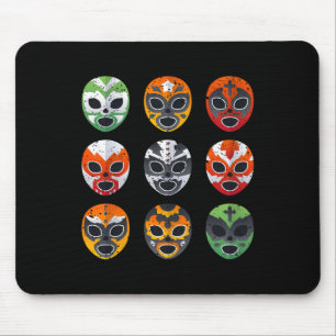 Mousepad Máscara de Luta Livre Cinco De Mayo Mexicana B