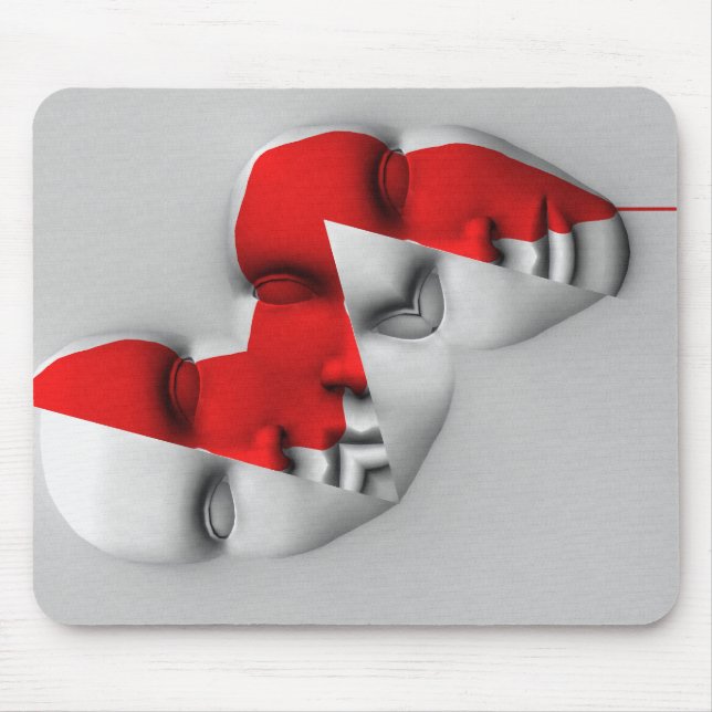 Mousepad Máscara dupla (Frente)