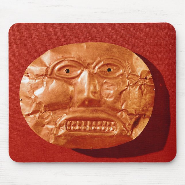 Mousepad Máscara funerária de Calima, de Restrepo, Cauca (Frente)
