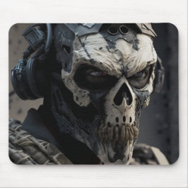 Mousepad Máscara Ghost Soldier de Força Especial de Máscara