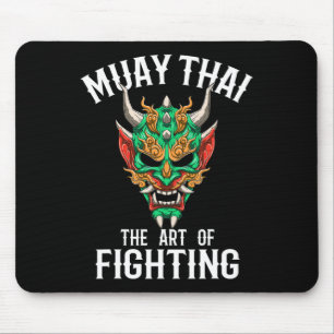 Mousepad Máscara Muay Thai Oni - Gi de Boxe Tailandesa e Ki