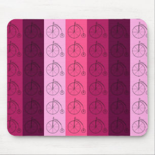 Mousepad Máscaras de bicicletas cor-de-rosa