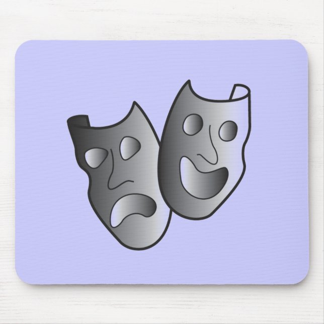 Mousepad Máscaras do teatro (Frente)
