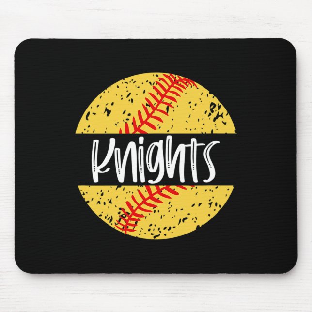 Mousepad Mascote da Equipe de Softll dos Cavaleiros Espírit (Frente)