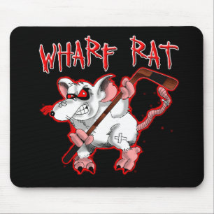 Mousepad Mascote dos desenhos animados do rato de cais