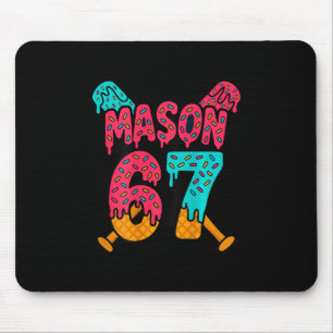 Mousepad Mason 67 Design de Meme de Venda de Sorvete Engraç