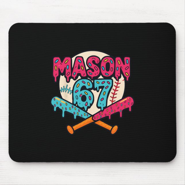 Mousepad Mason 67 Funny Ice Cream Drip Sell Meme Graphics 1 (Frente)