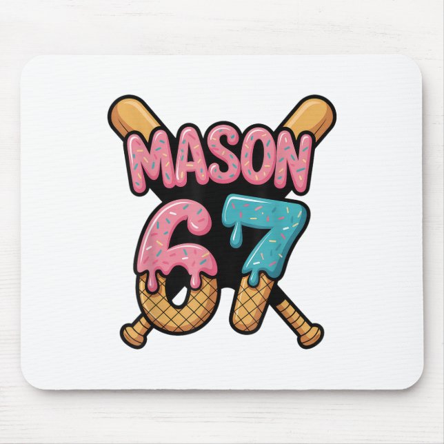 Mousepad Mason 67 Sorvete Drip Venda  (Frente)