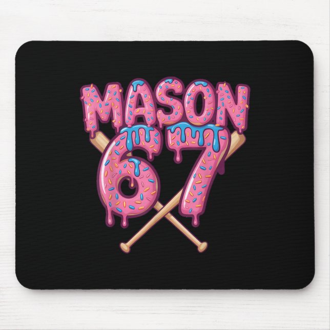 Mousepad Mason 67 Sorvete Engraçado Pingando Bysebyll Meme  (Frente)