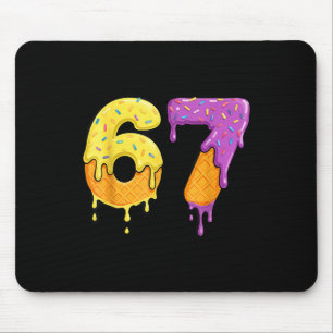 Mousepad Mason 67 Sorvete Gotejamento Meme Seis Sete Engraç