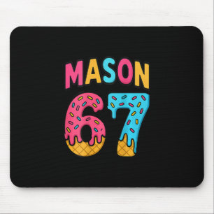 Mousepad Mason 67 Sorvete Meme Engraçado Seis Sete (no Ck)
