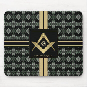 Mousepad Masonic de Praça Moderna e Compass