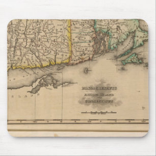 Mousepad Massa, Rhode Island, Connecticut
