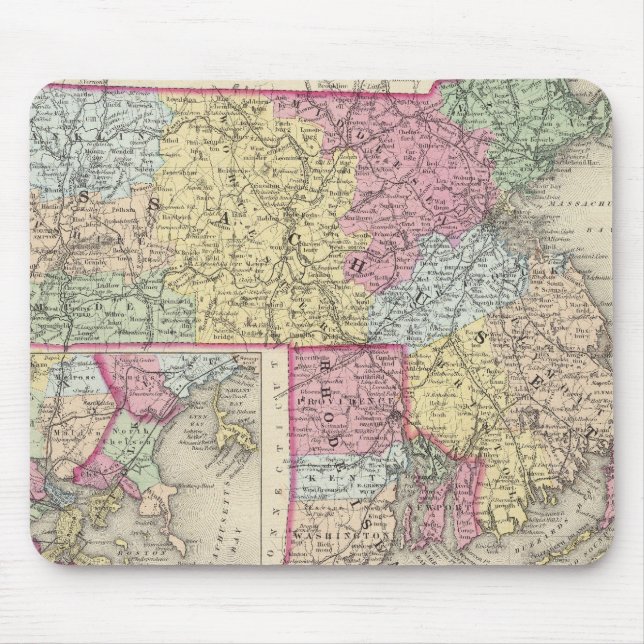 Mousepad Massachusetts E Rhode Island 2 (Frente)