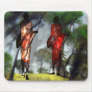 Mousepad Massai no embaçamento da manhã