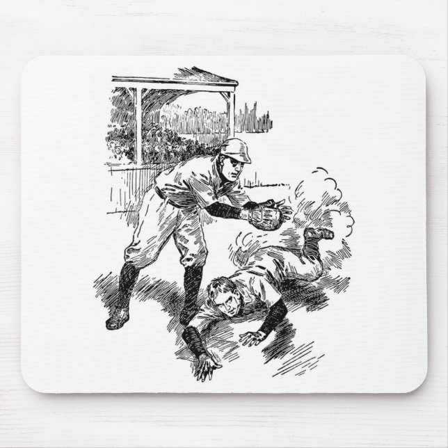 Mousepad Mat Clássico Muito Legal do Mouse Baseball (Frente)